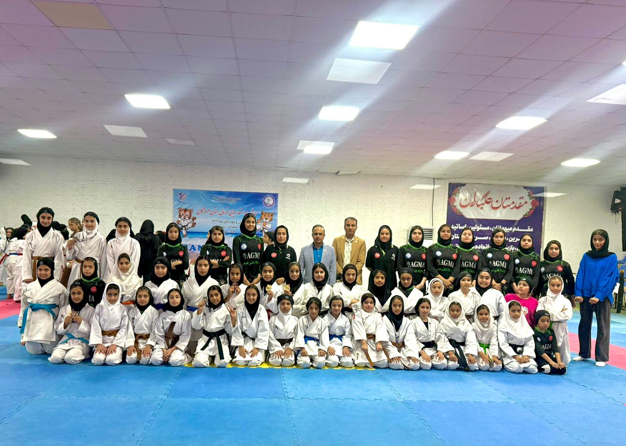 درخشش کاراته کاهای بندرلنگه در مسابقات قهرمانی استعداد یابی استان هرمزگان