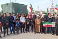 گزارش تصویری از اجتماع بزرگ مردم انقلابی بندرلنگه در بیعت با رهبر