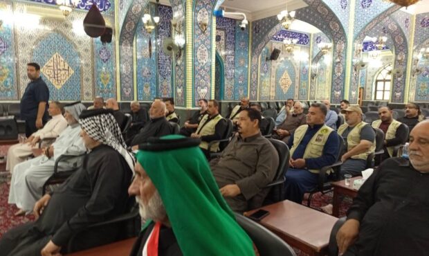 حضور ۳۵ نفر از خادمین و مسولین مواکب شهرستان طویریج از استان کربلا در شهرستان بندرلنگه حضور ۳۵ نفر از خادمین و مسولین مواکب شهرستان طویریج از استان کربلا در شهرستان بندرلنگه